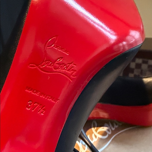 🔥 Authentic Christian Louboutin Clare Black Pumps – Nappa Leather 80mm – NWT 🔥 - Picture 4 of 17